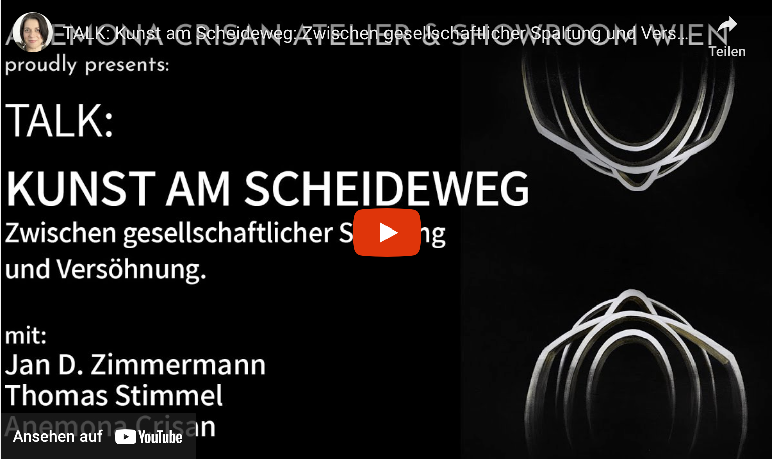 Das Video des Talks “Kunst am Scheideweg: Zwischen gesellschaftlicher Spaltung und Versöhnung.“